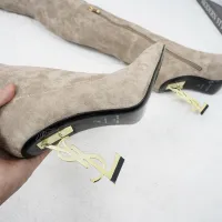 Cheap Yves Saint Laurent YSL Boots For Women #1392750 Replica Wholesale [$132.00 USD] [ITEM#1392750] on Replica Yves Saint Laurent YSL Boots