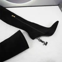 Cheap Yves Saint Laurent YSL Boots For Women #1392755 Replica Wholesale [$132.00 USD] [ITEM#1392755] on Replica Yves Saint Laurent YSL Boots