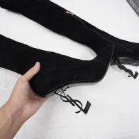 Cheap Yves Saint Laurent YSL Boots For Women #1392755 Replica Wholesale [$132.00 USD] [ITEM#1392755] on Replica Yves Saint Laurent YSL Boots