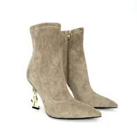 Cheap Yves Saint Laurent YSL Boots For Women #1392759 Replica Wholesale [$118.00 USD] [ITEM#1392759] on Replica Yves Saint Laurent YSL Boots