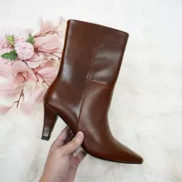 Cheap Yves Saint Laurent YSL Boots For Women #1392773 Replica Wholesale [$145.00 USD] [ITEM#1392773] on Replica Yves Saint Laurent YSL Boots