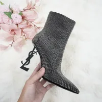 Cheap Yves Saint Laurent YSL Boots For Women #1392782 Replica Wholesale [$190.00 USD] [ITEM#1392782] on Replica Yves Saint Laurent YSL Boots