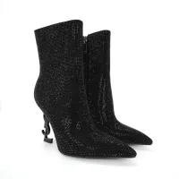Cheap Yves Saint Laurent YSL Boots For Women #1392783 Replica Wholesale [$190.00 USD] [ITEM#1392783] on Replica Yves Saint Laurent YSL Boots