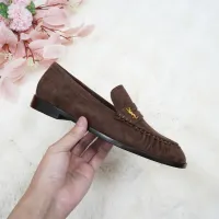 Cheap Yves Saint Laurent YSL Leather Shoes For Women #1392790 Replica Wholesale [$102.00 USD] [ITEM#1392790] on Replica Yves Saint Laurent YSL Leather Shoes