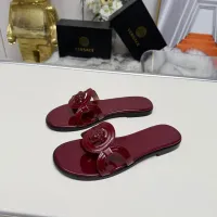 Cheap Versace Slippers For Women #1392810 Replica Wholesale [$82.00 USD] [ITEM#1392810] on Replica Versace Slippers