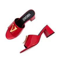 Cheap Versace Slippers For Women #1392842 Replica Wholesale [$85.00 USD] [ITEM#1392842] on Replica Versace Slippers