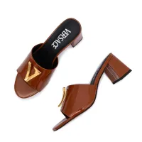 Cheap Versace Slippers For Women #1392843 Replica Wholesale [$85.00 USD] [ITEM#1392843] on Replica Versace Slippers