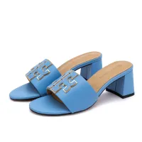 Cheap Tory Burch TB Slippers For Women #1392848 Replica Wholesale [$88.00 USD] [ITEM#1392848] on Replica Tory Burch TB Slippers