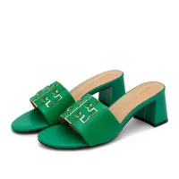 Cheap Tory Burch TB Slippers For Women #1392849 Replica Wholesale [$88.00 USD] [ITEM#1392849] on Replica Tory Burch TB Slippers