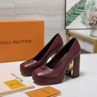 Cheap Louis Vuitton High-Heeled Shoes For Women #1392925 Replica Wholesale [$125.00 USD] [ITEM#1392925] on Replica Louis Vuitton High-Heeled Shoes