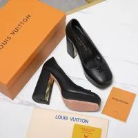 Cheap Louis Vuitton High-Heeled Shoes For Women #1392926 Replica Wholesale [$125.00 USD] [ITEM#1392926] on Replica Louis Vuitton High-Heeled Shoes