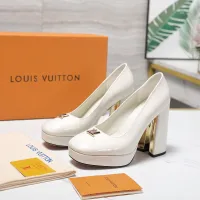 Cheap Louis Vuitton High-Heeled Shoes For Women #1392927 Replica Wholesale [$125.00 USD] [ITEM#1392927] on Replica Louis Vuitton High-Heeled Shoes