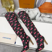 Cheap Louis Vuitton Boots For Women #1392951 Replica Wholesale [$140.00 USD] [ITEM#1392951] on Replica Louis Vuitton Boots