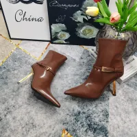 Cheap Yves Saint Laurent YSL Boots For Women #1392961 Replica Wholesale [$155.00 USD] [ITEM#1392961] on Replica Yves Saint Laurent YSL Boots