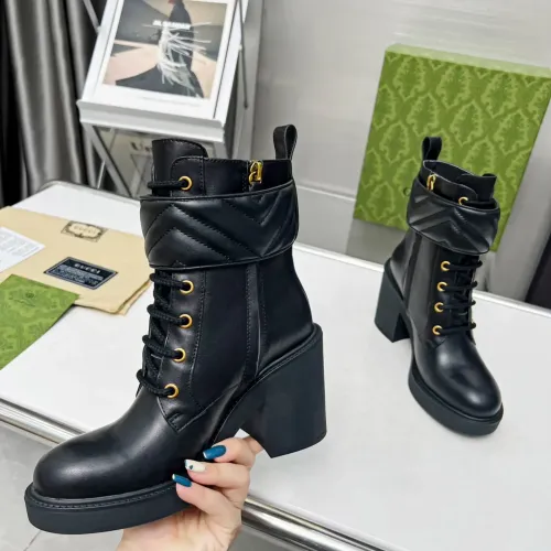 Cheap Gucci Boots For Women #1393017 Replica Wholesale [$108.00 USD] [ITEM#1393017] on Replica Gucci Boots