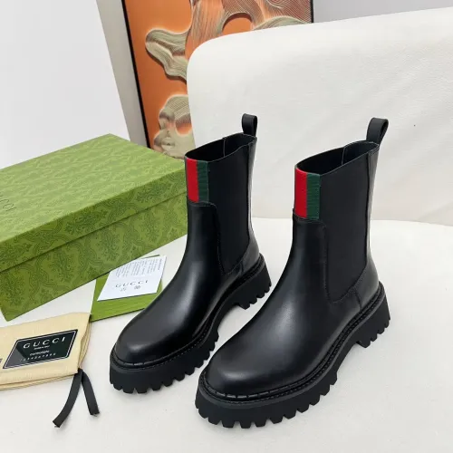 Cheap Gucci Boots For Women #1393018 Replica Wholesale [$108.00 USD] [ITEM#1393018] on Replica Gucci Boots
