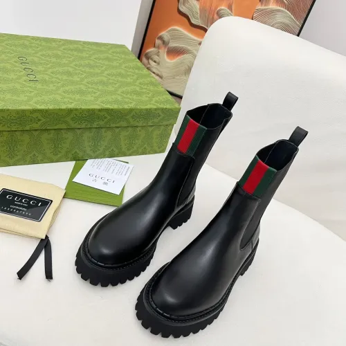 Cheap Gucci Boots For Women #1393018 Replica Wholesale [$108.00 USD] [ITEM#1393018] on Replica Gucci Boots