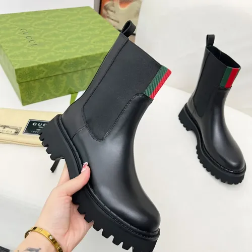 Cheap Gucci Boots For Women #1393018 Replica Wholesale [$108.00 USD] [ITEM#1393018] on Replica Gucci Boots