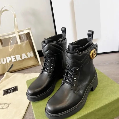 Cheap Gucci Boots For Women #1393021 Replica Wholesale [$102.00 USD] [ITEM#1393021] on Replica Gucci Boots