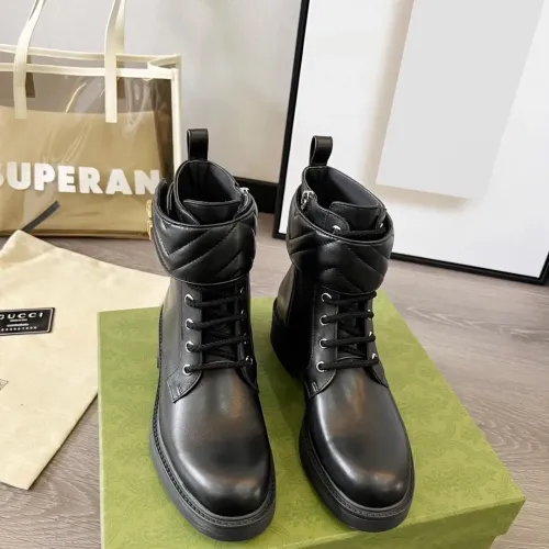 Cheap Gucci Boots For Women #1393021 Replica Wholesale [$102.00 USD] [ITEM#1393021] on Replica Gucci Boots
