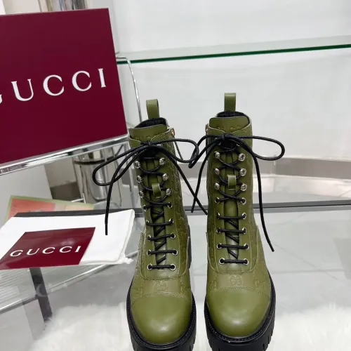 Cheap Gucci Boots For Women #1393022 Replica Wholesale [$118.00 USD] [ITEM#1393022] on Replica Gucci Boots