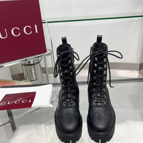Cheap Gucci Boots For Women #1393023 Replica Wholesale [$118.00 USD] [ITEM#1393023] on Replica Gucci Boots