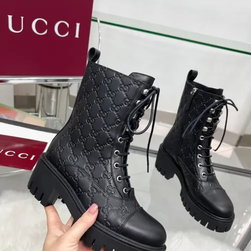 Cheap Gucci Boots For Women #1393023 Replica Wholesale [$118.00 USD] [ITEM#1393023] on Replica Gucci Boots