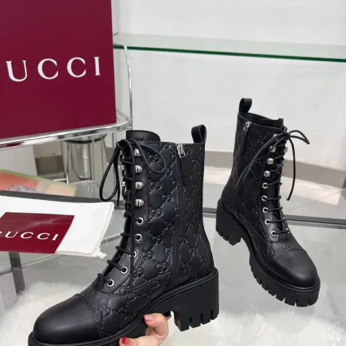 Cheap Gucci Boots For Women #1393023 Replica Wholesale [$118.00 USD] [ITEM#1393023] on Replica Gucci Boots