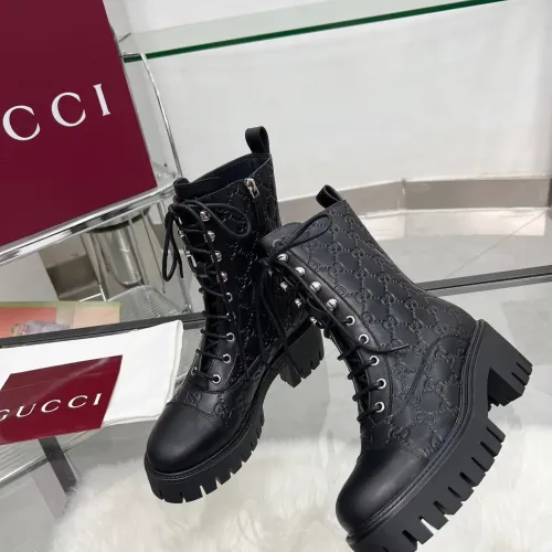 Cheap Gucci Boots For Women #1393023 Replica Wholesale [$118.00 USD] [ITEM#1393023] on Replica Gucci Boots