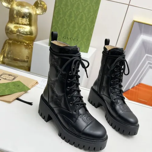 Cheap Gucci Boots For Women #1393026 Replica Wholesale [$118.00 USD] [ITEM#1393026] on Replica Gucci Boots