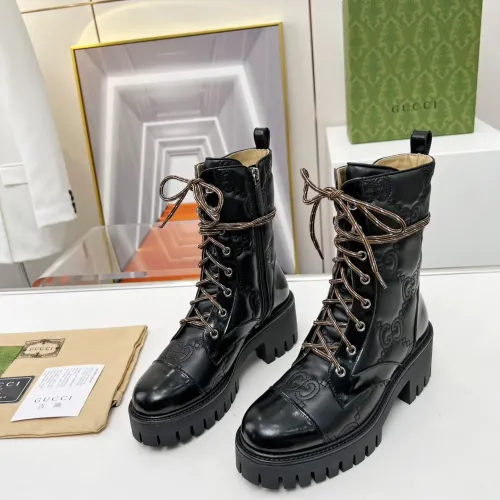 Cheap Gucci Boots For Women #1393027 Replica Wholesale [$118.00 USD] [ITEM#1393027] on Replica Gucci Boots