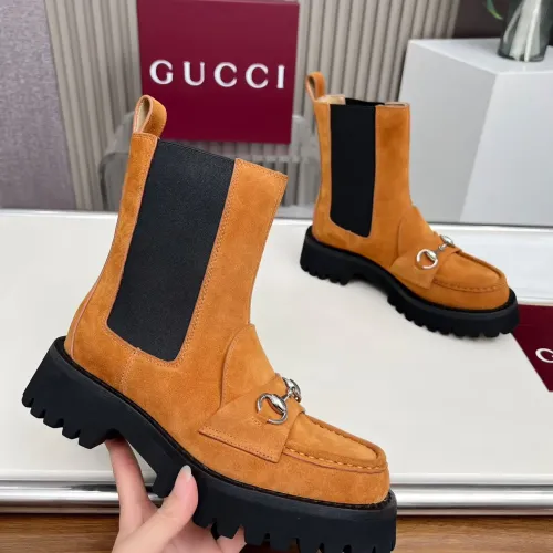 Cheap Gucci Boots For Women #1393028 Replica Wholesale [$115.00 USD] [ITEM#1393028] on Replica Gucci Boots