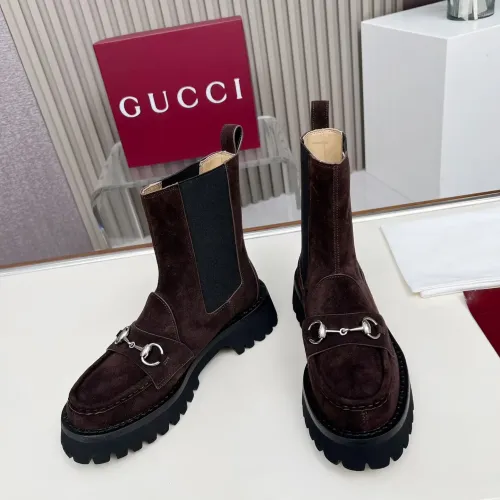 Cheap Gucci Boots For Women #1393029 Replica Wholesale [$115.00 USD] [ITEM#1393029] on Replica Gucci Boots