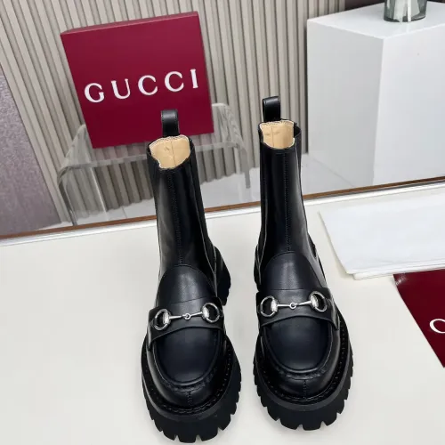 Cheap Gucci Boots For Women #1393030 Replica Wholesale [$115.00 USD] [ITEM#1393030] on Replica Gucci Boots