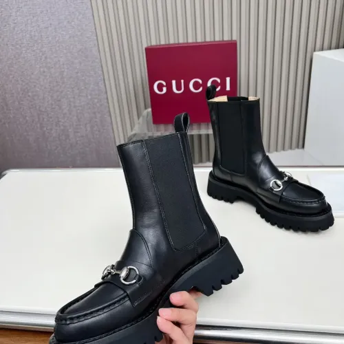 Cheap Gucci Boots For Women #1393030 Replica Wholesale [$115.00 USD] [ITEM#1393030] on Replica Gucci Boots