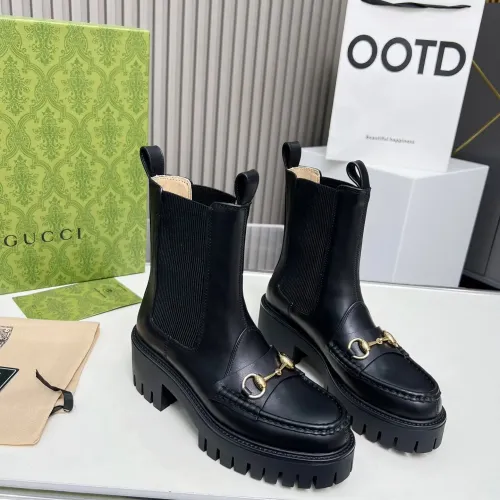 Cheap Gucci Boots For Women #1393031 Replica Wholesale [$118.00 USD] [ITEM#1393031] on Replica Gucci Boots