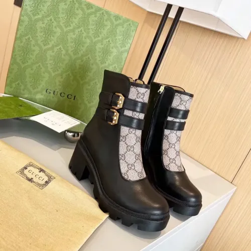 Cheap Gucci Boots For Women #1393032 Replica Wholesale [$102.00 USD] [ITEM#1393032] on Replica Gucci Boots