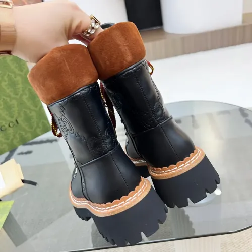 Cheap Gucci Boots For Women #1393037 Replica Wholesale [$118.00 USD] [ITEM#1393037] on Replica Gucci Boots