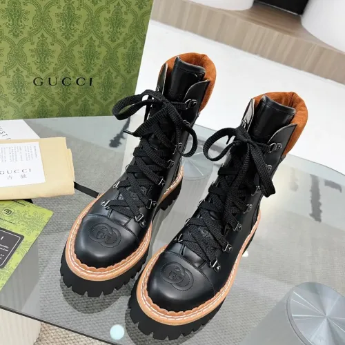 Cheap Gucci Boots For Women #1393038 Replica Wholesale [$118.00 USD] [ITEM#1393038] on Replica Gucci Boots