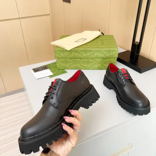 Cheap Gucci Oxfords Shoes For Women #1393041 Replica Wholesale [$92.00 USD] [ITEM#1393041] on Replica Gucci Oxfords Shoes