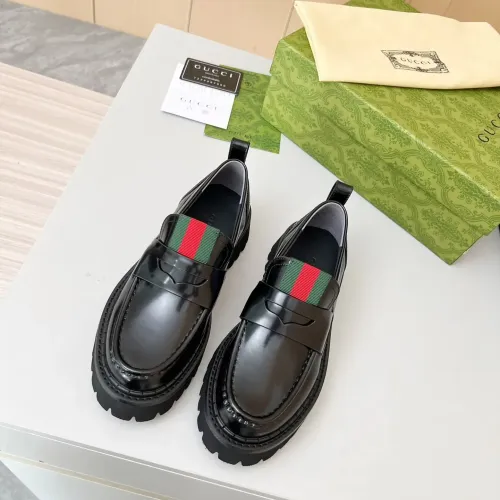 Cheap Gucci Oxfords Shoes For Women #1393043 Replica Wholesale [$92.00 USD] [ITEM#1393043] on Replica Gucci Oxfords Shoes