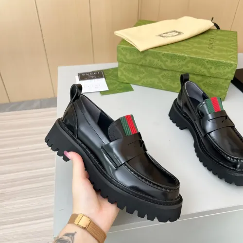 Cheap Gucci Oxfords Shoes For Women #1393043 Replica Wholesale [$92.00 USD] [ITEM#1393043] on Replica Gucci Oxfords Shoes