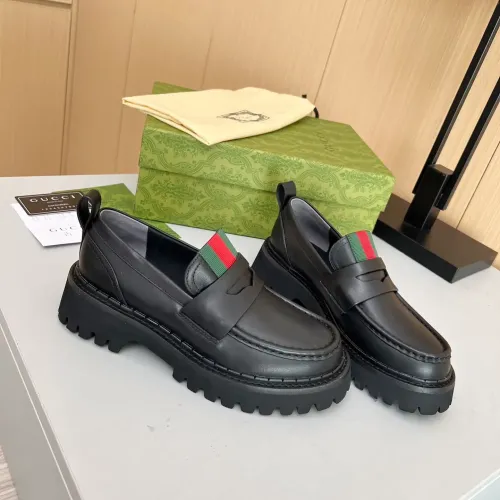 Cheap Gucci Oxfords Shoes For Women #1393044 Replica Wholesale [$92.00 USD] [ITEM#1393044] on Replica Gucci Oxfords Shoes