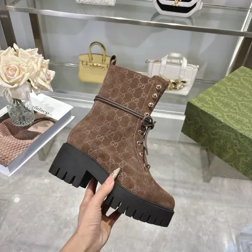 Cheap Gucci Boots For Women #1393046 Replica Wholesale [$128.00 USD] [ITEM#1393046] on Replica Gucci Boots