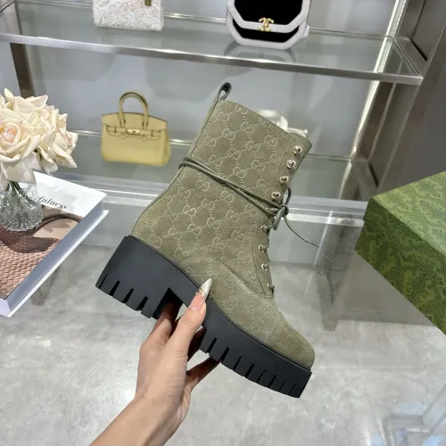 Cheap Gucci Boots For Women #1393047 Replica Wholesale [$128.00 USD] [ITEM#1393047] on Replica Gucci Boots