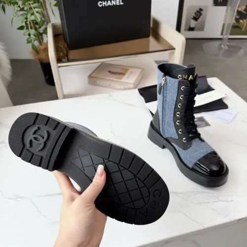 Cheap Chanel Boots For Women #1393051 Replica Wholesale [$122.00 USD] [ITEM#1393051] on Replica Chanel Boots