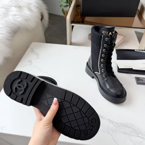 Cheap Chanel Boots For Women #1393052 Replica Wholesale [$122.00 USD] [ITEM#1393052] on Replica Chanel Boots