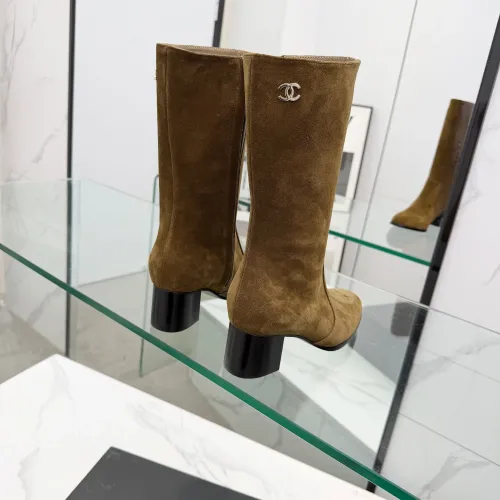 Cheap Chanel Boots For Women #1393054 Replica Wholesale [$125.00 USD] [ITEM#1393054] on Replica Chanel Boots