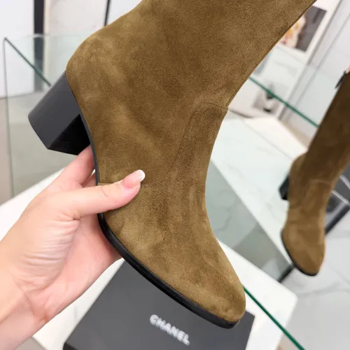 Cheap Chanel Boots For Women #1393054 Replica Wholesale [$125.00 USD] [ITEM#1393054] on Replica Chanel Boots