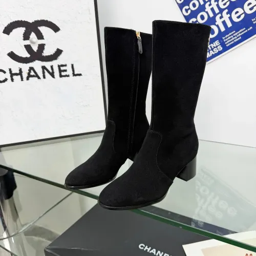 Cheap Chanel Boots For Women #1393055 Replica Wholesale [$125.00 USD] [ITEM#1393055] on Replica Chanel Boots
